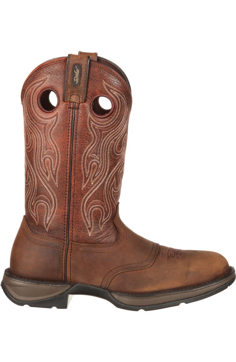 DURANGO Brown Saddle Western Boot, Main, color, Dusk Velocity And Bark Brown