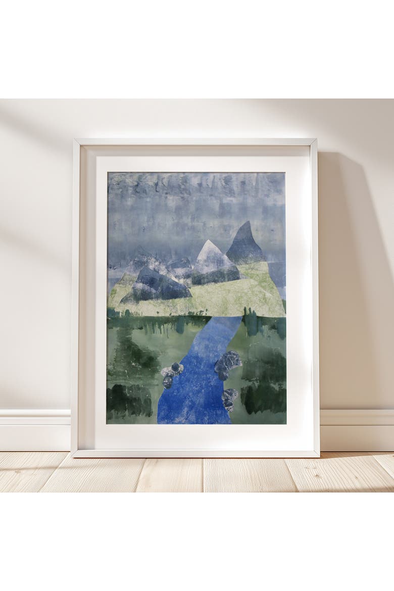 Mountain Trail Framed Print, Main, color, Multi
