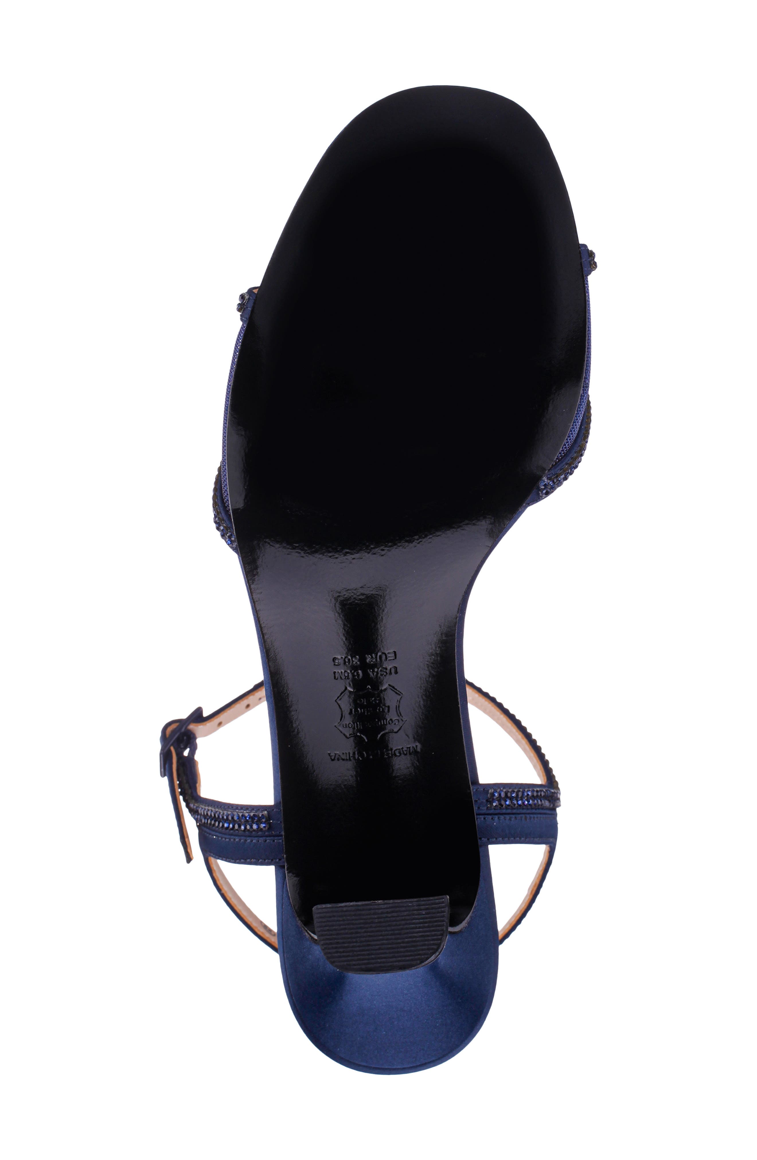 Adela Ankle Strap Sandal, Alternate, color, NEW NAVY