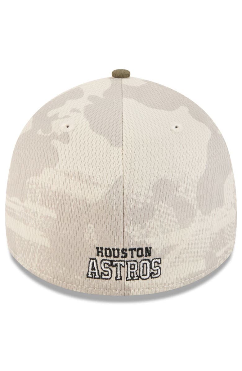 New Era Men's New Era Light Beige/Olive Houston Astros 2025 Armed Forces Day 39THIRTY Flex Hat, Alternate, color, Light Beige
