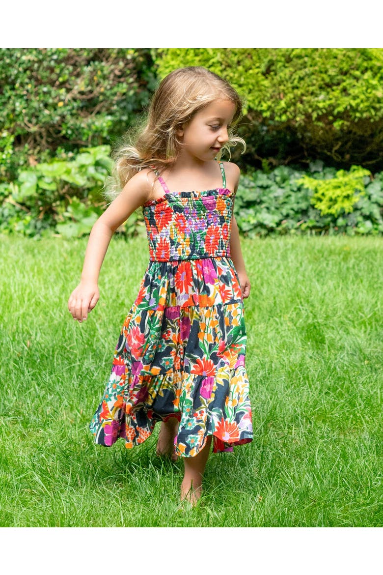 Lila Smocked Tiered Dress, Alternate, color, Gardenia