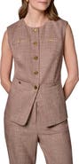Donna Karan New York Plaid Vest