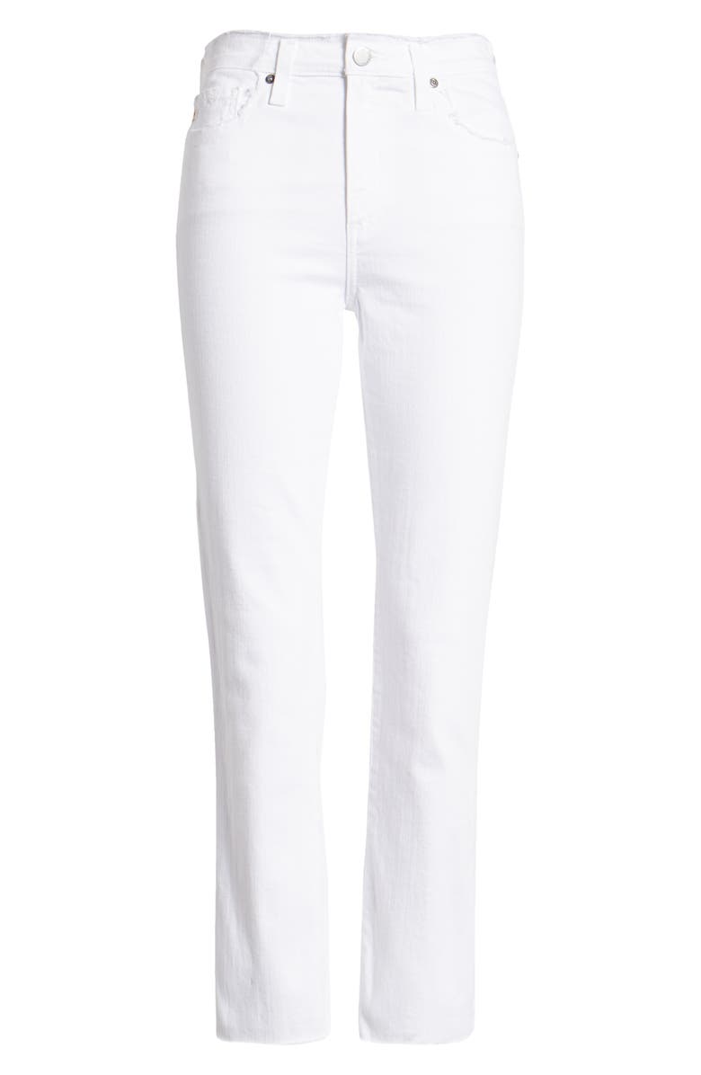 AG The Isabelle High Waist Ankle Straight Leg Jeans, Alternate, color, 