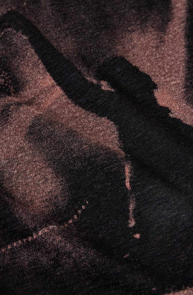 John Varvatos Disco Lights Graphic T-Shirt, Alternate, color, Black