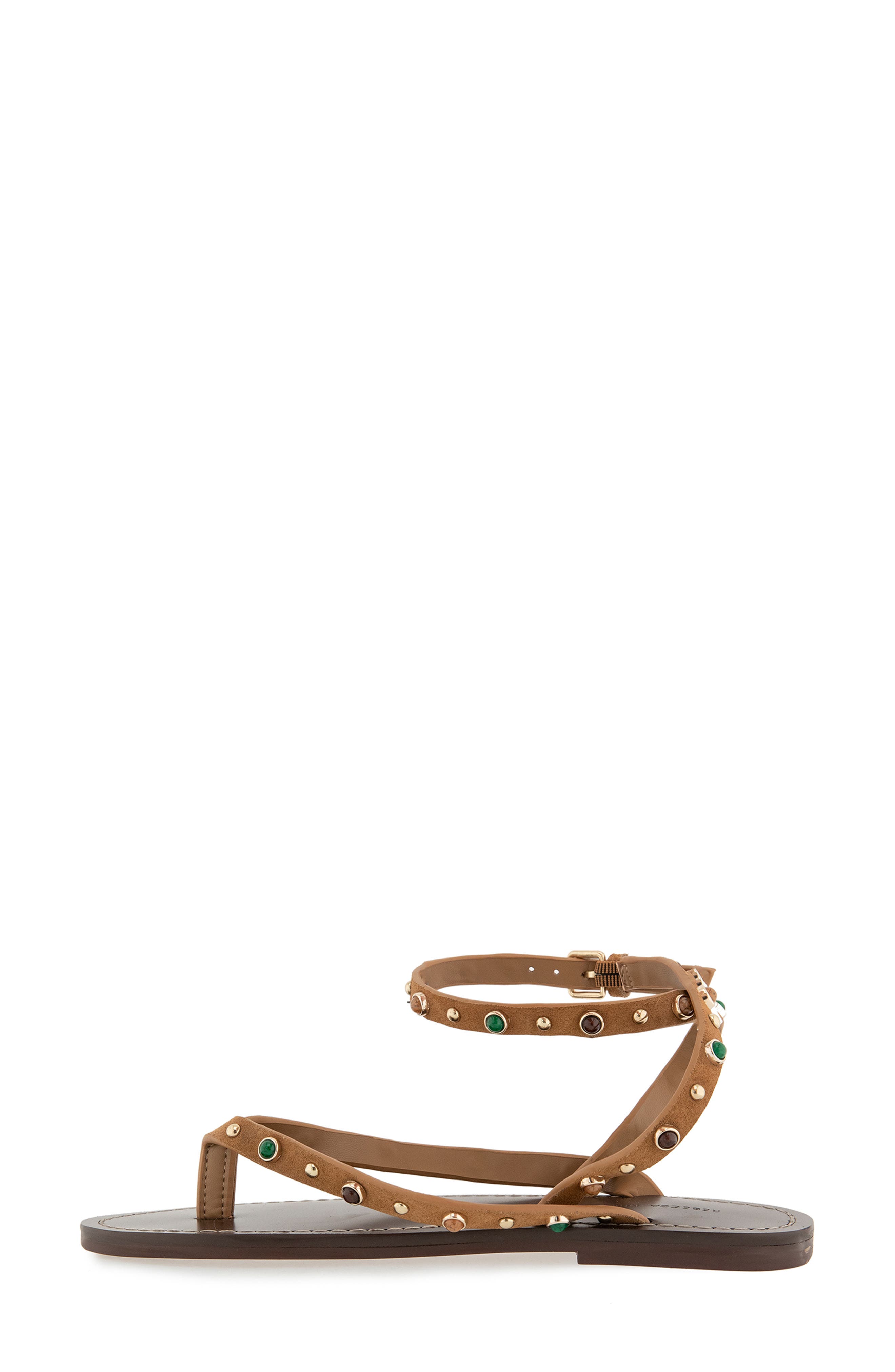 Rebecca Minkoff Jamie Ankle Strap Sandal, Alternate, color, Walnut