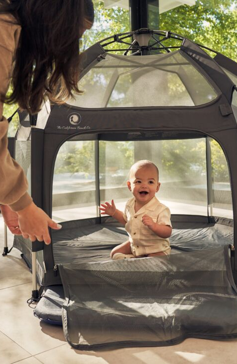 The California Beach Company Pop N Go Playpen, Alternate, color, Midnight Black