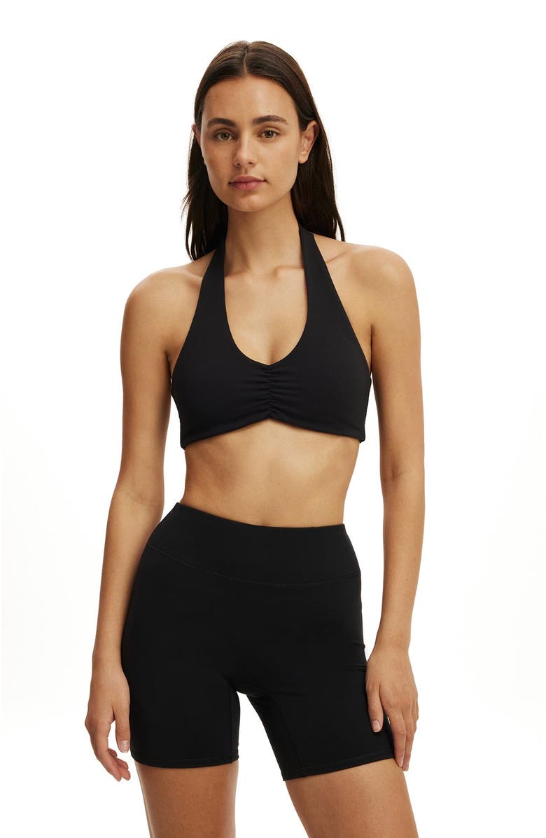 COTTON ON BODY Women's Active Ultra Soft Contour Bike Short, Alternate, color, Black