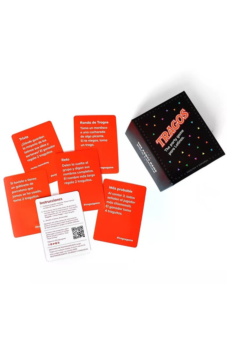 Bilingual English y Espanol, Cultural Spanglish Adult Card Game, Alternate, color, Multicolored