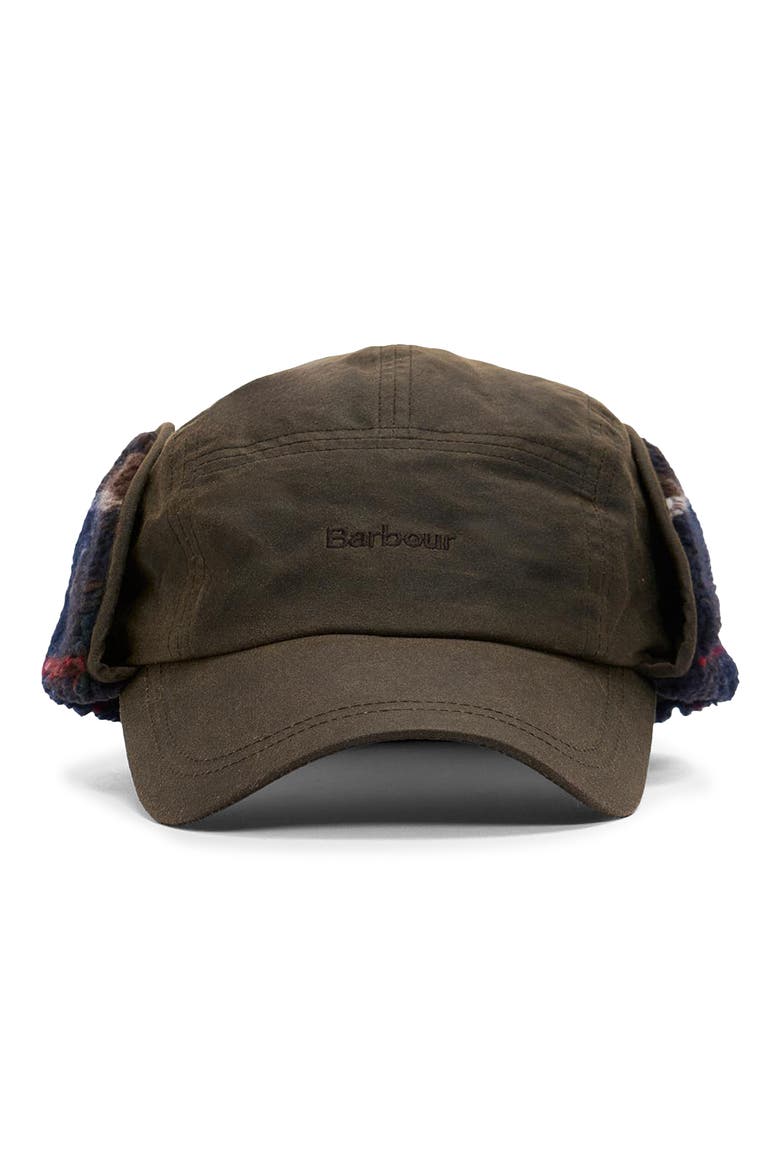 Lonnen Waxed Cotton Carpenter Cap, Alternate, color, OLIVE