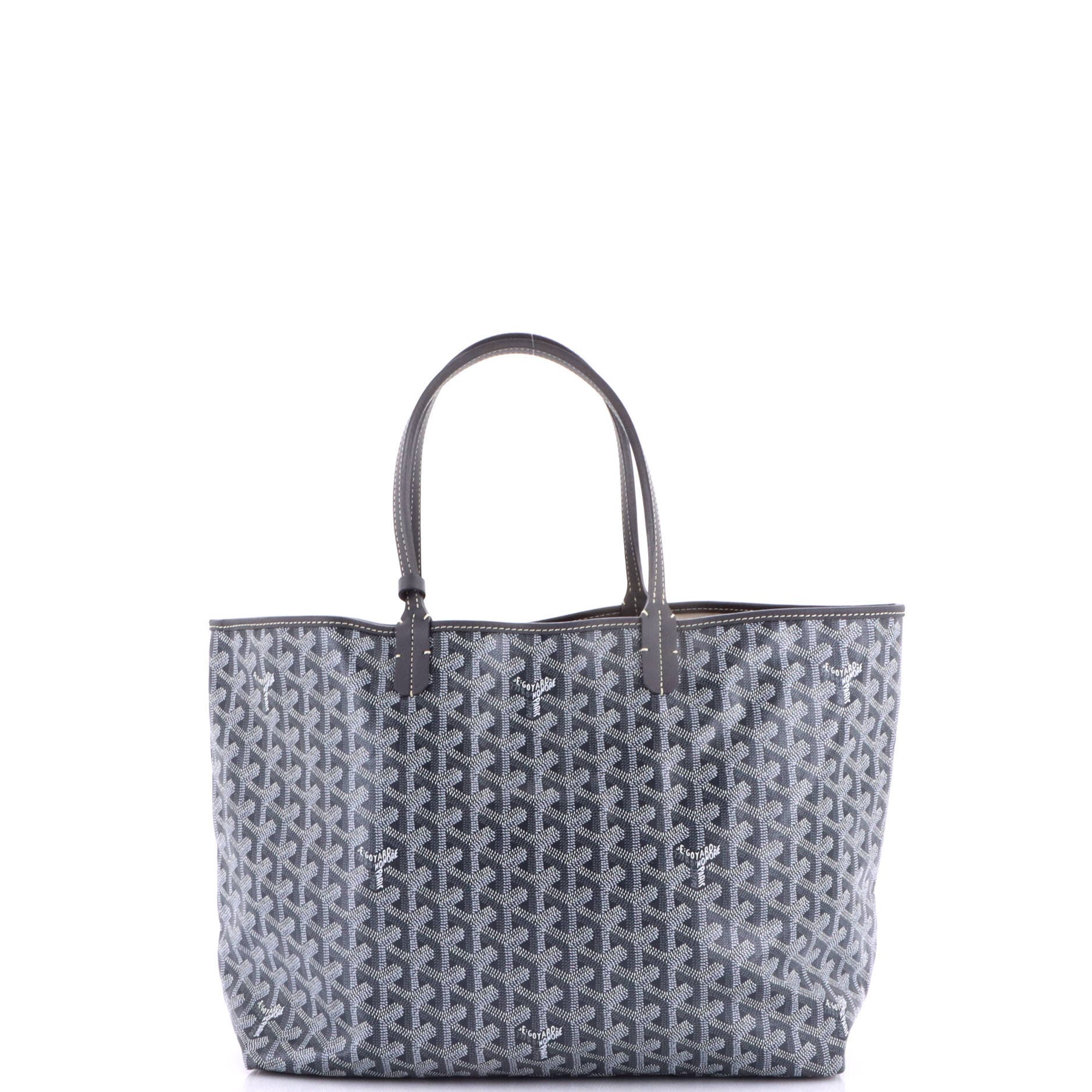 Saint Louis Tote Printed Coated Canvas PM, Alternate, color, Grey