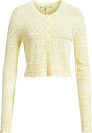 LoveShackFancy Brigette Pointelle Cardigan