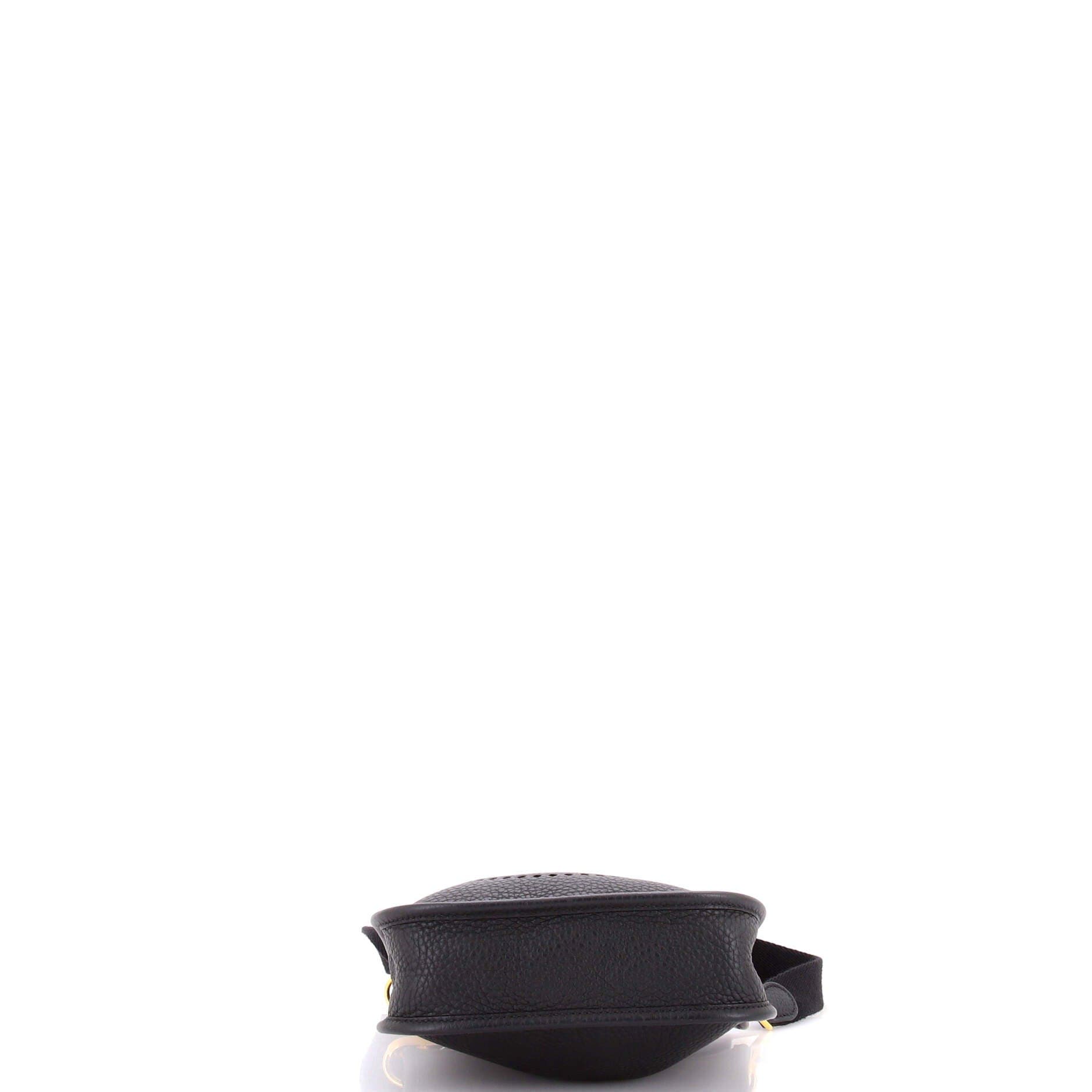 Pre-Owned Hermes Evelyne Bag Gen III Clemence TPM, Alternate, color, Noir