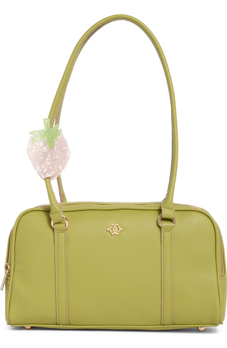 Nanette Lepore East/West Double Section Shoulder Bag, Main, color, Algae Bloom