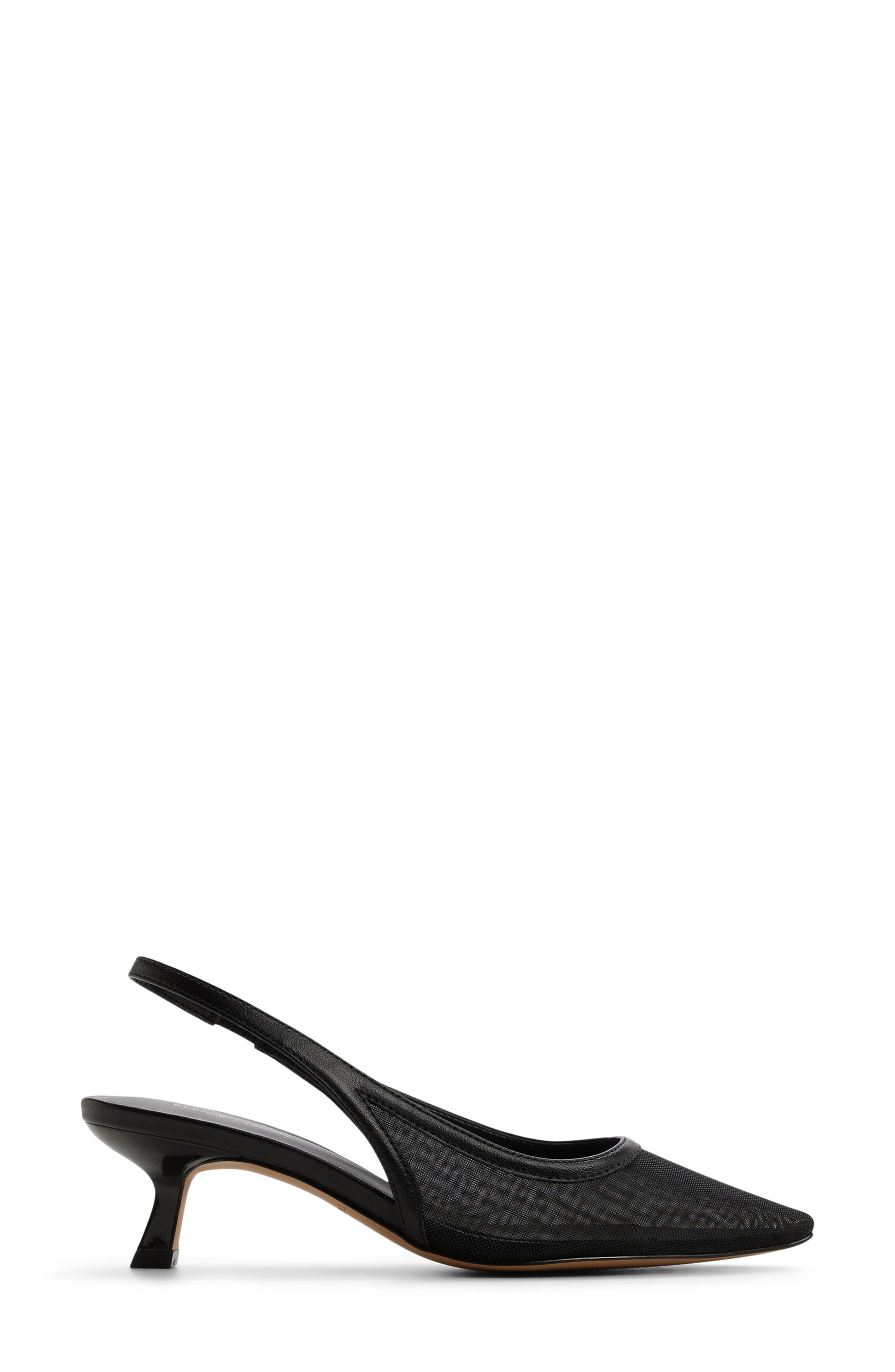 Call It Spring By Aldo Dariahh Mesh Kitten Heel Pump, Alternate, color, Open Black