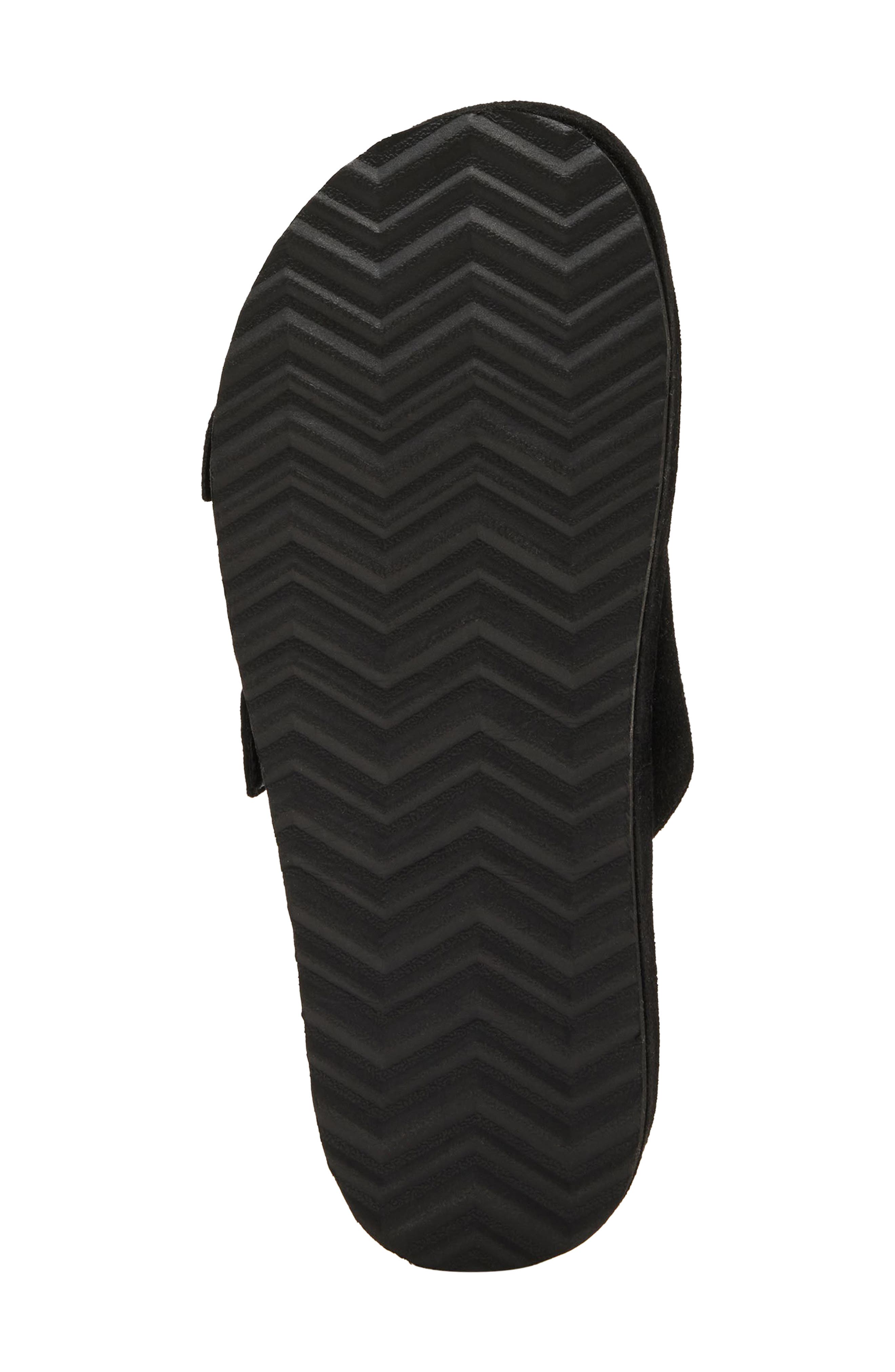 Katie Platform Slide Sandal, Alternate, color, BLACK SUEDE