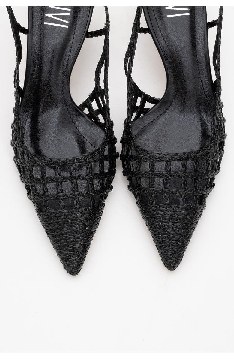 Prologue Shoes Heaven Knitted Pointed Toe Pump, Alternate, color, Black