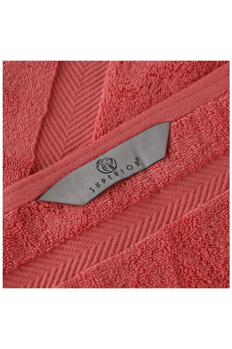 6-Pack Hand Towel Set, Alternate, color, CORAL