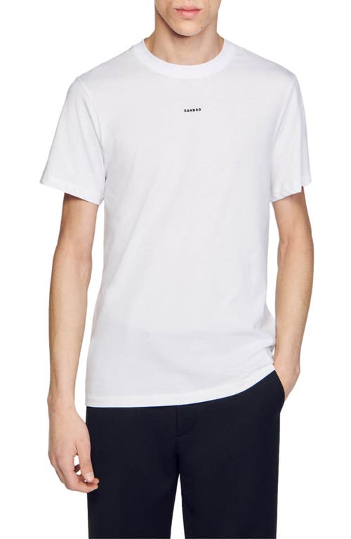 Sandro Short-sleeved T-shirt In White