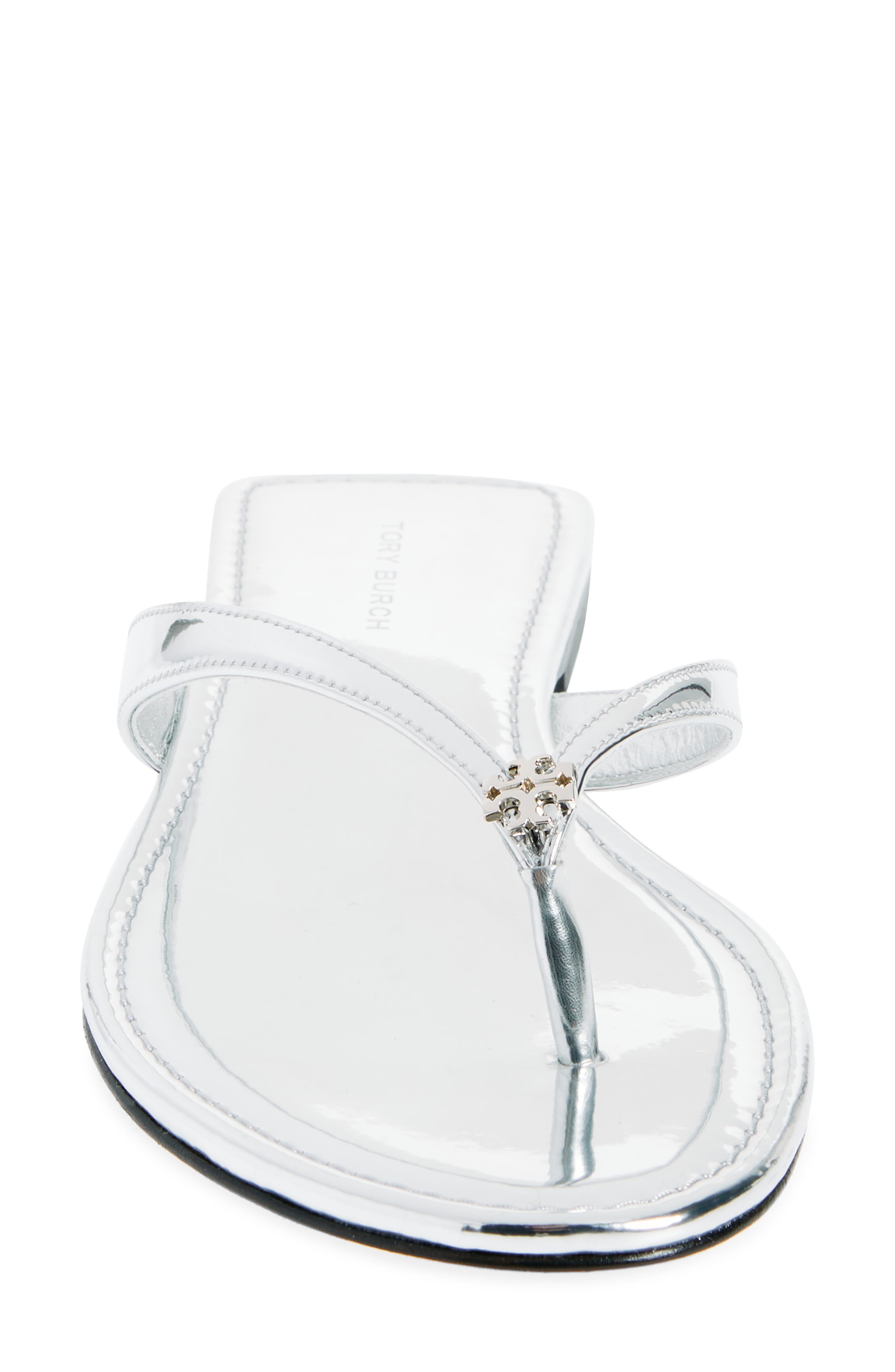 Tory Burch Classic Flip Flop, Alternate, color, Argento