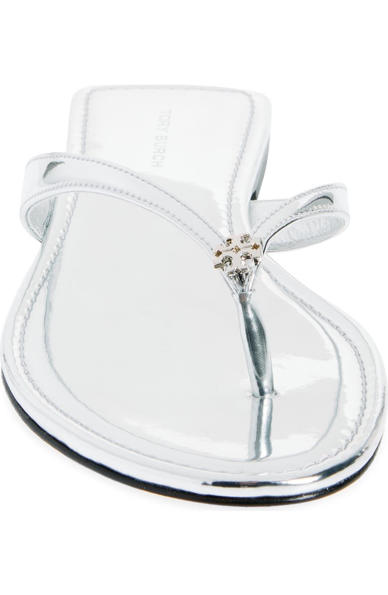 Tory Burch Classic Flip Flop, Alternate, color, Argento