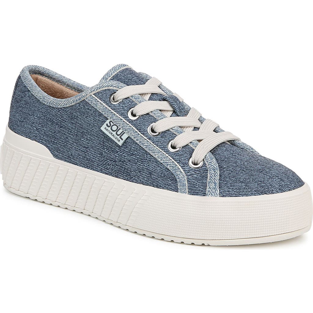 Soul Naturalizer Women's Iliana Lace Up Platform Sneakers In Blue