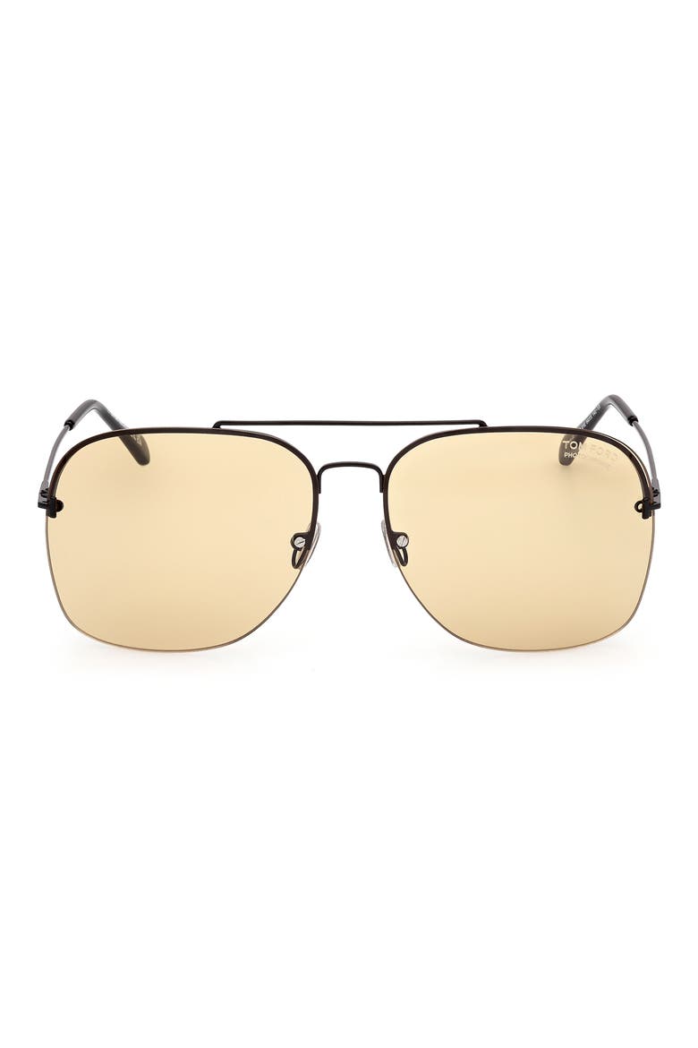 Mackenzie 64mm Oversize Pilot Sunglasses (Men) | Nordstrom