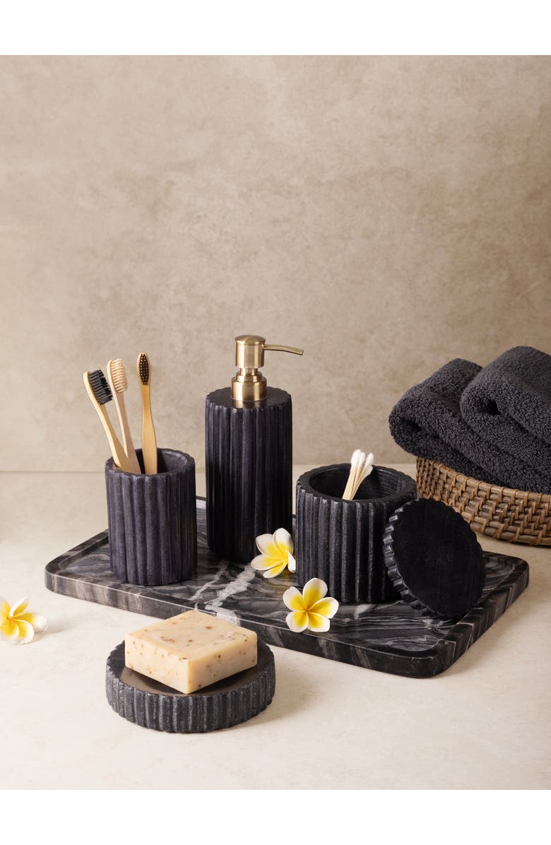 GAURI KOHLI Roksana Bath Accessories, Alternate, color, Black
