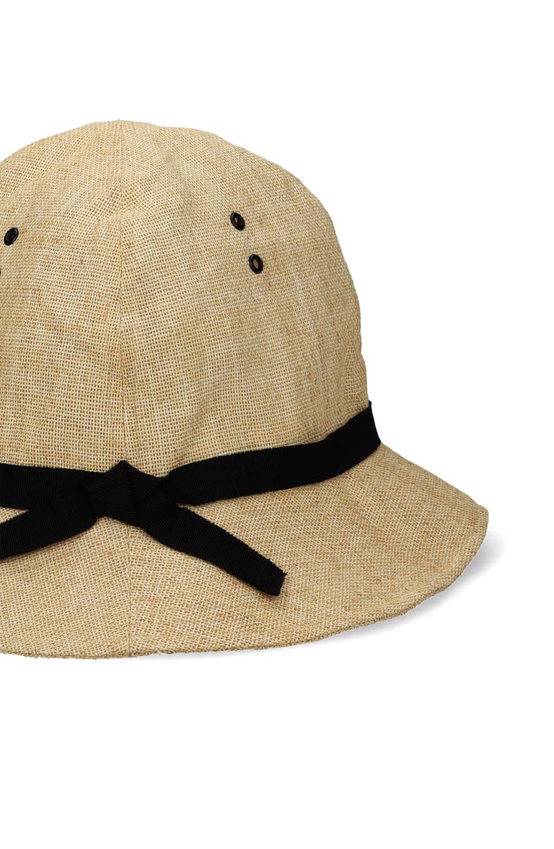 Fortela Sainttropez "Japan Made " Cotton Cloche Hat, Alternate, color, Natural