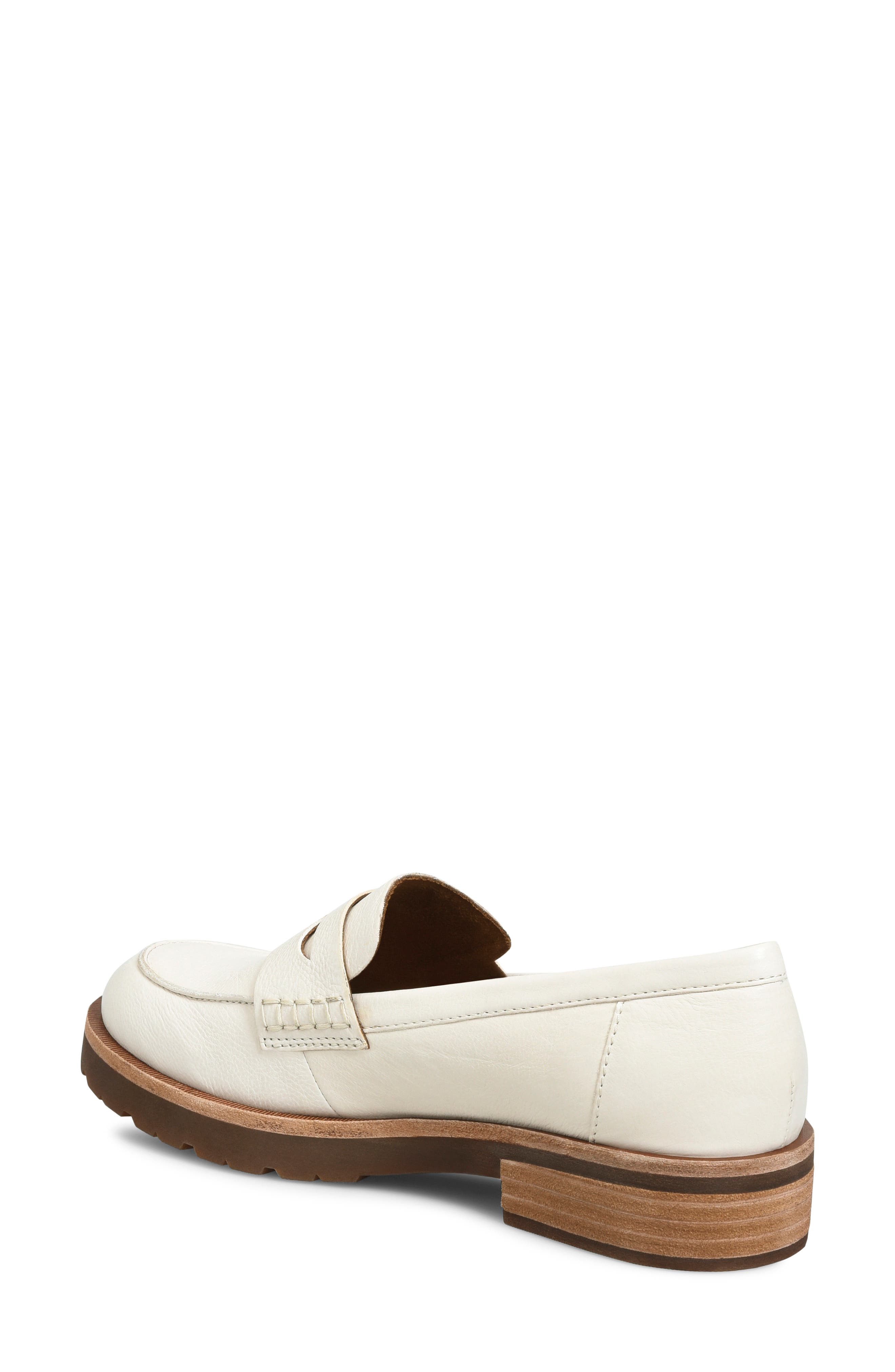 Kork-Ease<sup>®</sup> Carlisle Penny Loafer, Alternate, color, White Leather