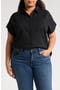 Double Pocket Linen Blend Camp Shirt
