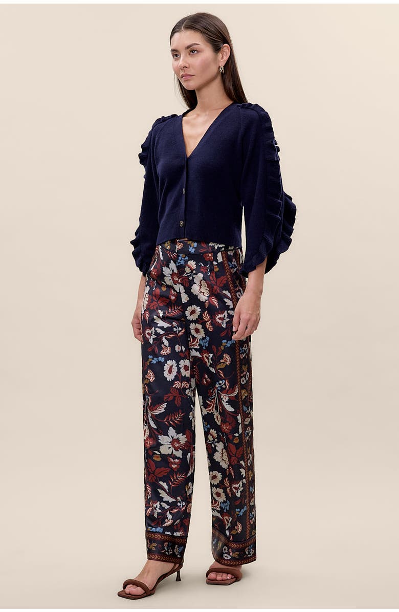 Rebecca Taylor Selah Pant, Alternate, color, Navy Combo