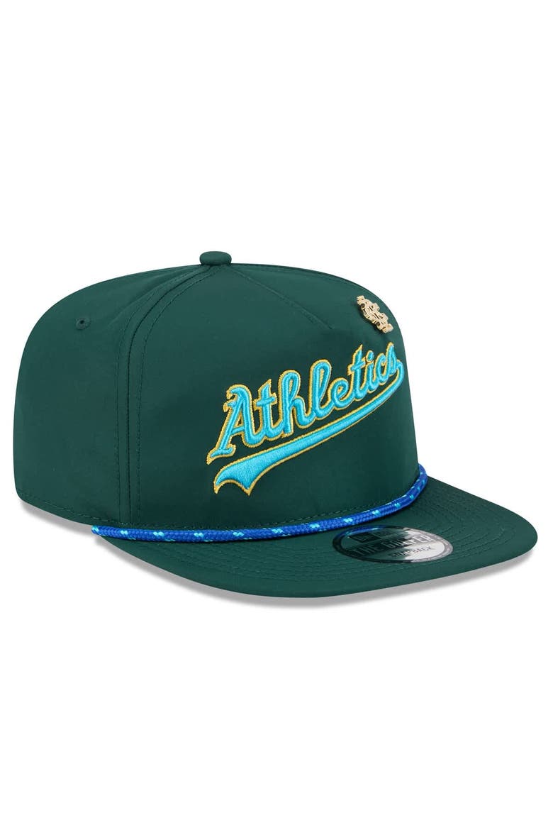Men's New Era  Green Athletics 2025 Big League Chew Golfer Snapback Hat, Alternate, color, Green