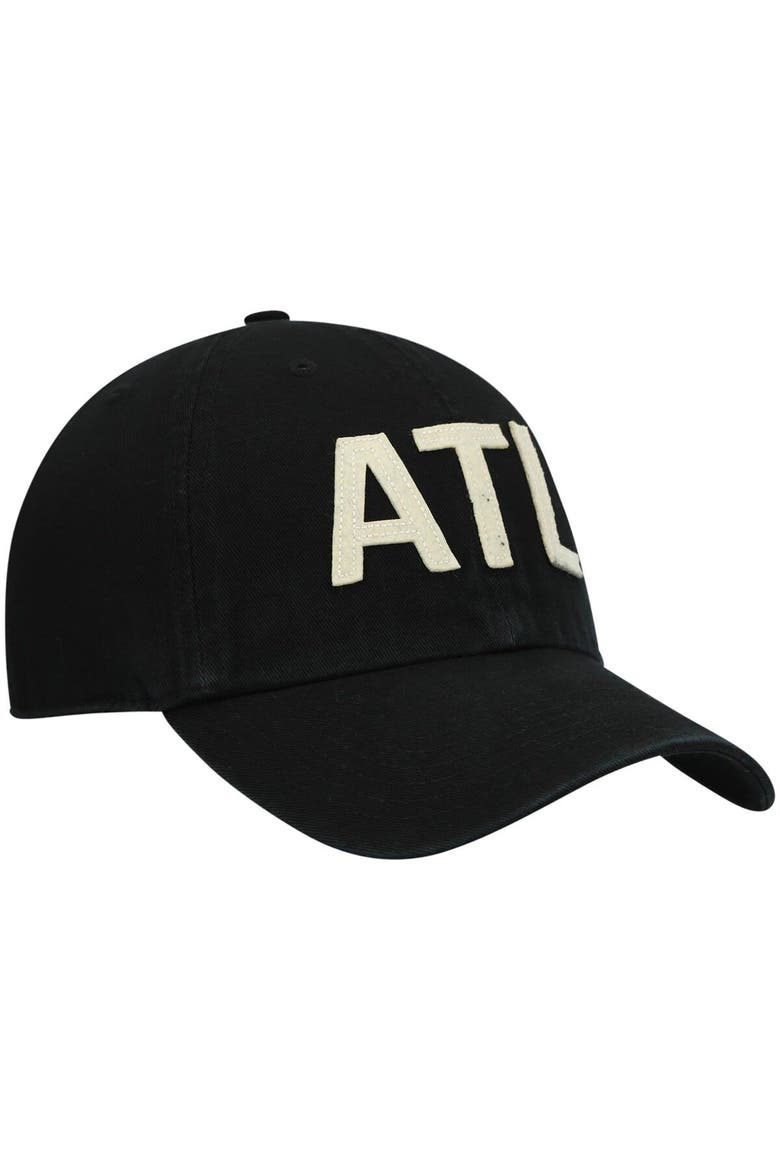 Women's '47 Black Atlanta Falcons Finley Clean Up Adjustable Hat, Alternate, color, Black
