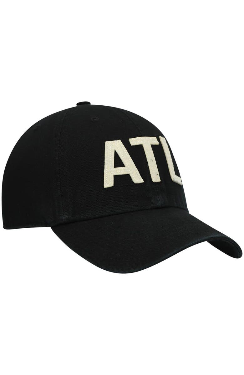 '47 Women's '47 Black Atlanta Falcons Finley Clean Up Adjustable Hat, Alternate, color, Black