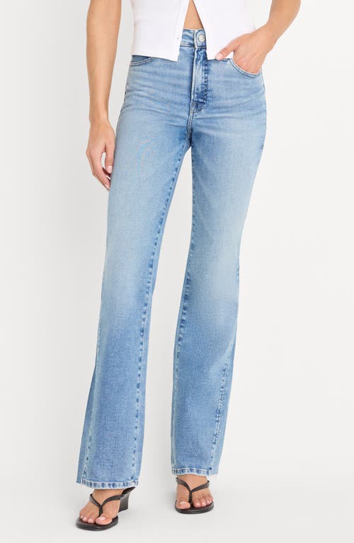 Good American Soft-tech Good Classic Bootcut Jeans In Blue