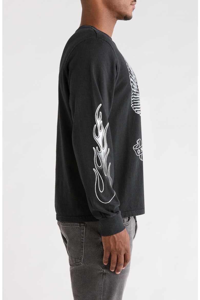 An American Original Long Sleeve Graphic T-Shirt, Alternate, color, WASHED BLACK