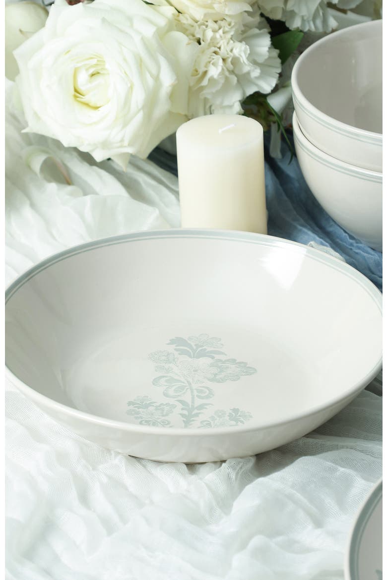 Opal Stoneware 16-Piece Dinnerware Set, Alternate, color, Grey