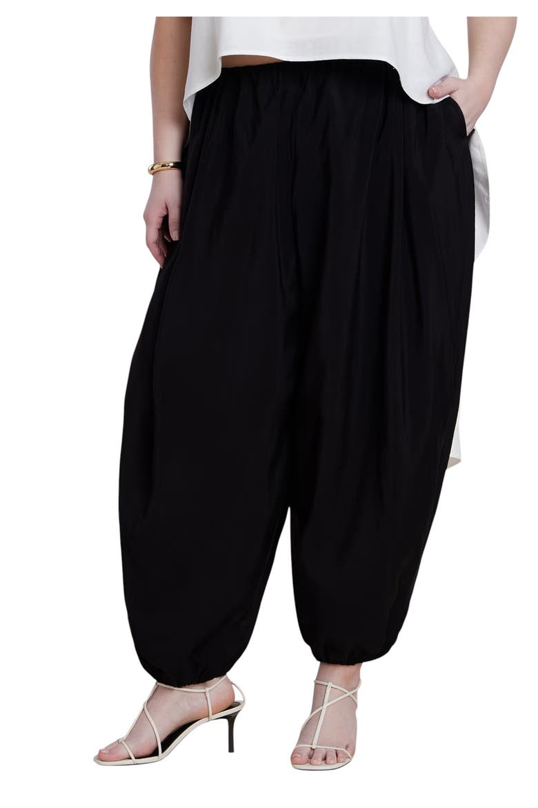 Dramatic Balloon Pants, Main, color, BLACK ONYX