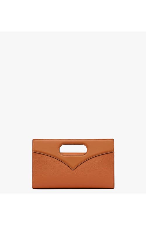 Mcm Diamond Tote In Cognac
