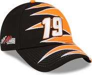 New Era Men's New Era Black/Orange Martin Truex Jr 9FORTY Zig Zag Snapback Adjustable Hat