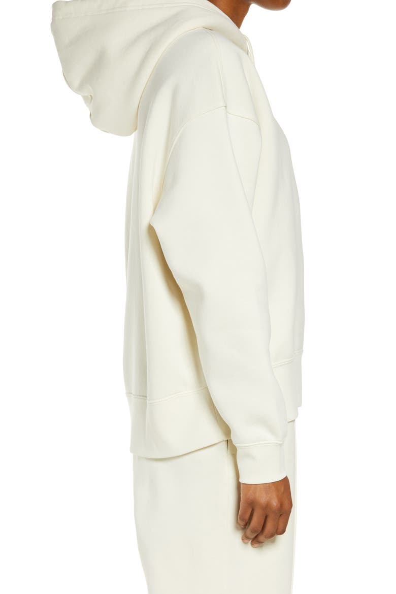 Sportswear Fleece Hoodie, Alternate, color, COCONUT MILK/ WHITE
