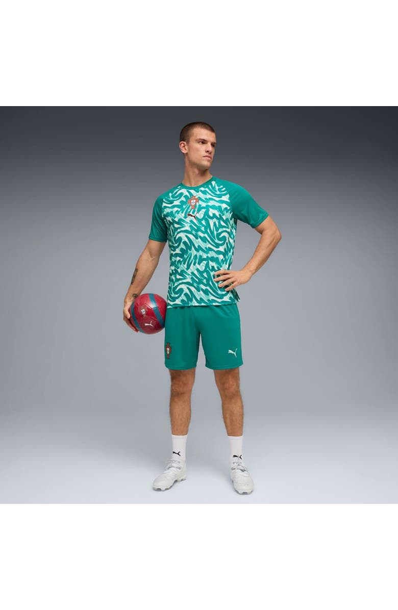 PUMA Men's Puma Green Portugal National Team Pre-Match Jersey, Alternate, color, Green