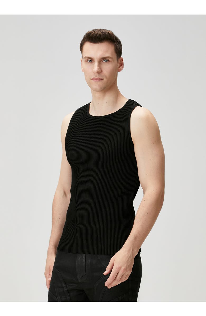 PCFG Knitted Tank Top, Alternate, color, Black