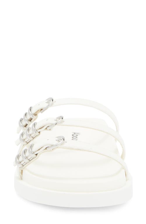 Abound Aimbee Slide Sandal In Ivory Croco