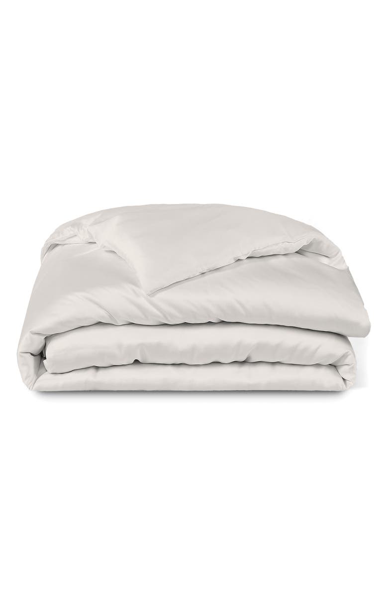 Sijo Tencel<sup>®</sup> Lyocell Duvet Cover, Main, color, Snow
