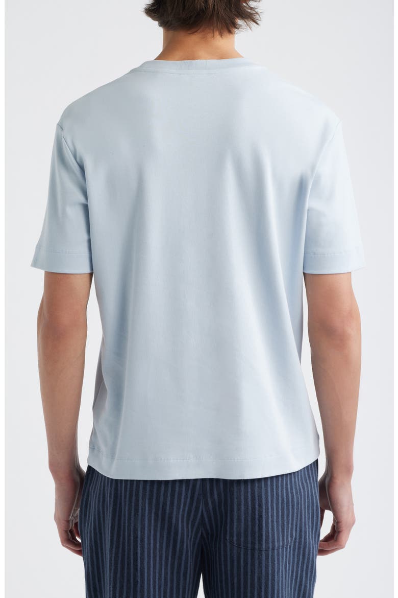 Peached Jersey T-Shirt, Alternate, color, PLAYA BLUE