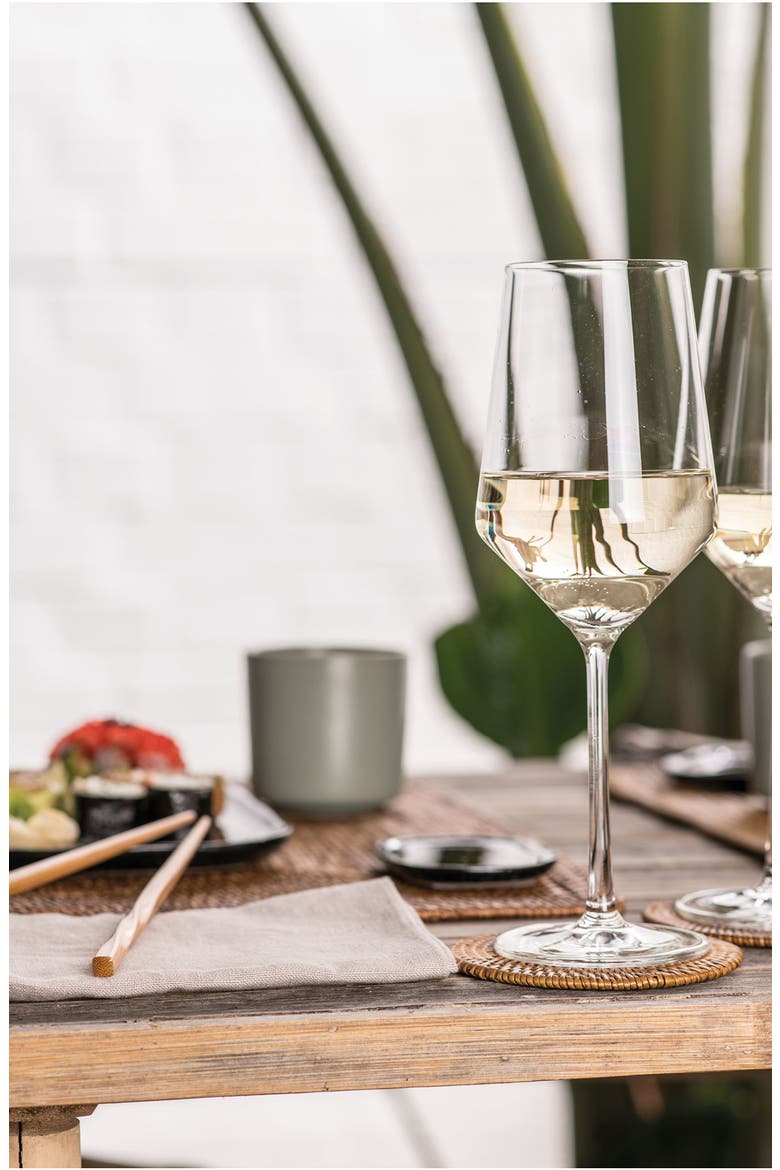 Pure Set of 2 Sauvignon Blanc Wine Glasses, Alternate, color, CLEAR