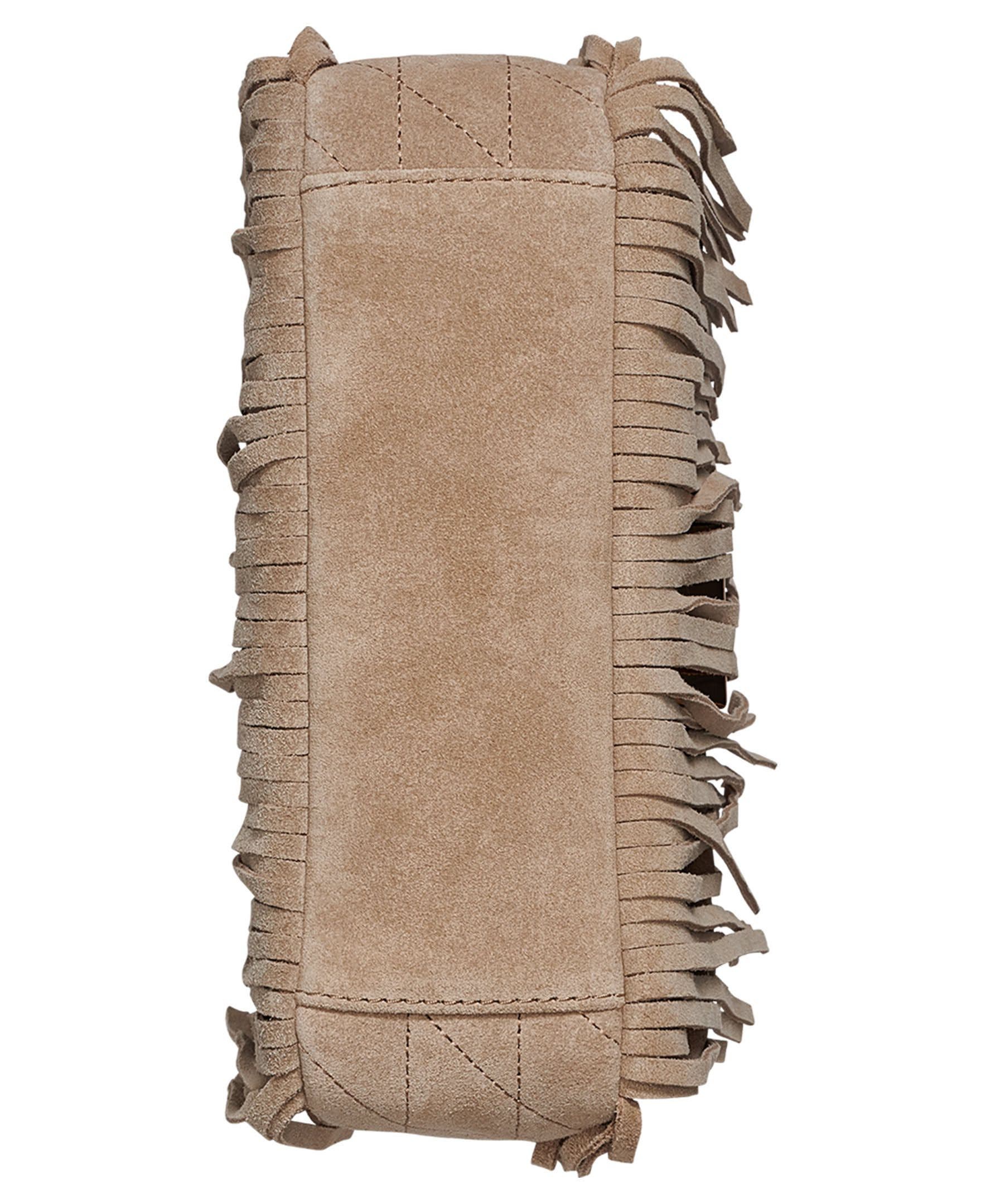 Lafayette Suede Fringe Crossbody Bag, Alternate, color, Cappucino