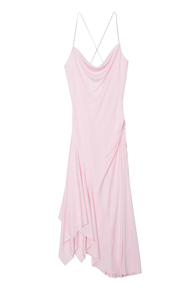 Asymmetrical Knit Dress, Main, color, BLUSH