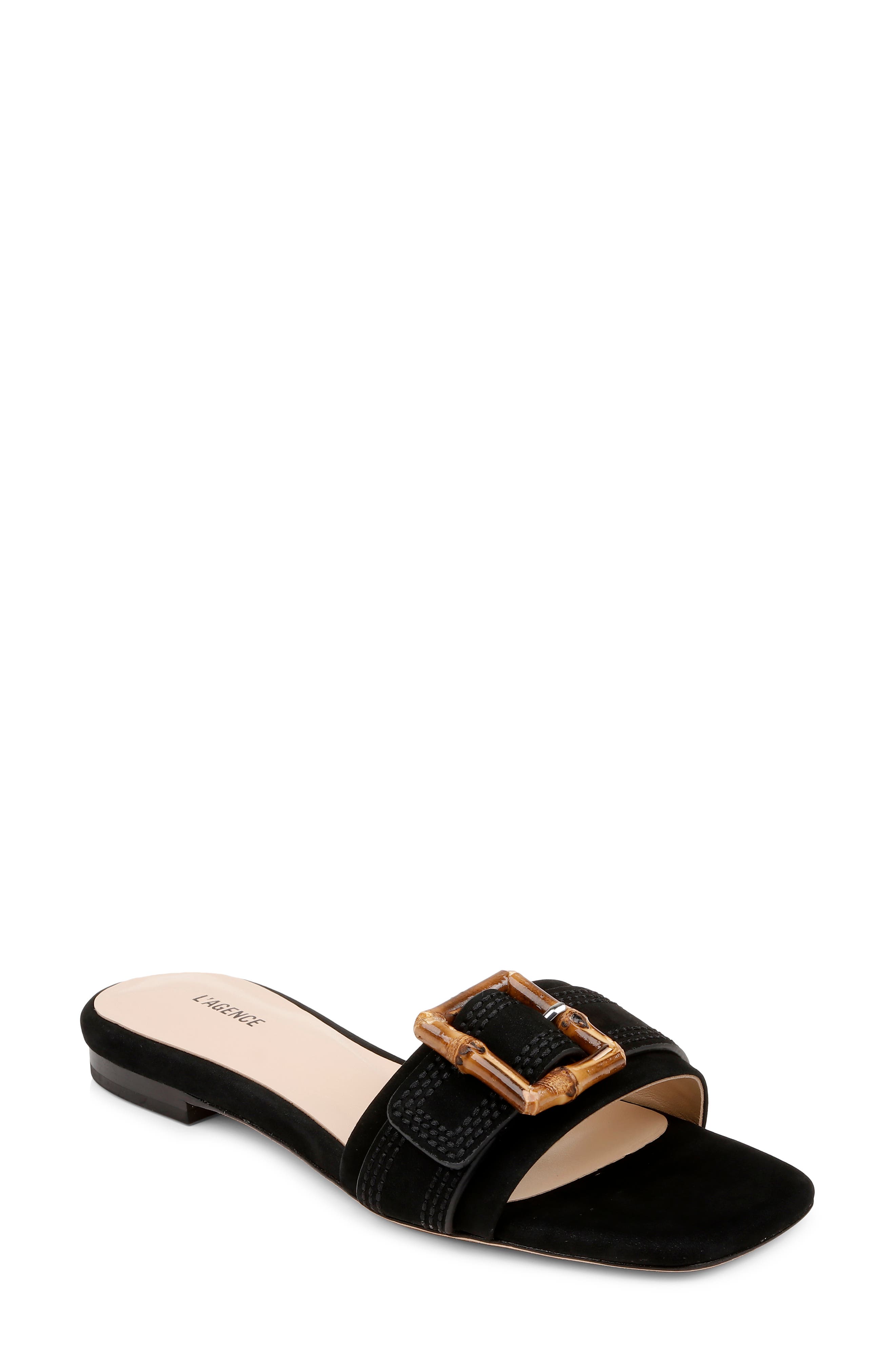 L'AGENCE Aurelie Slide Sandal, Main, color, 